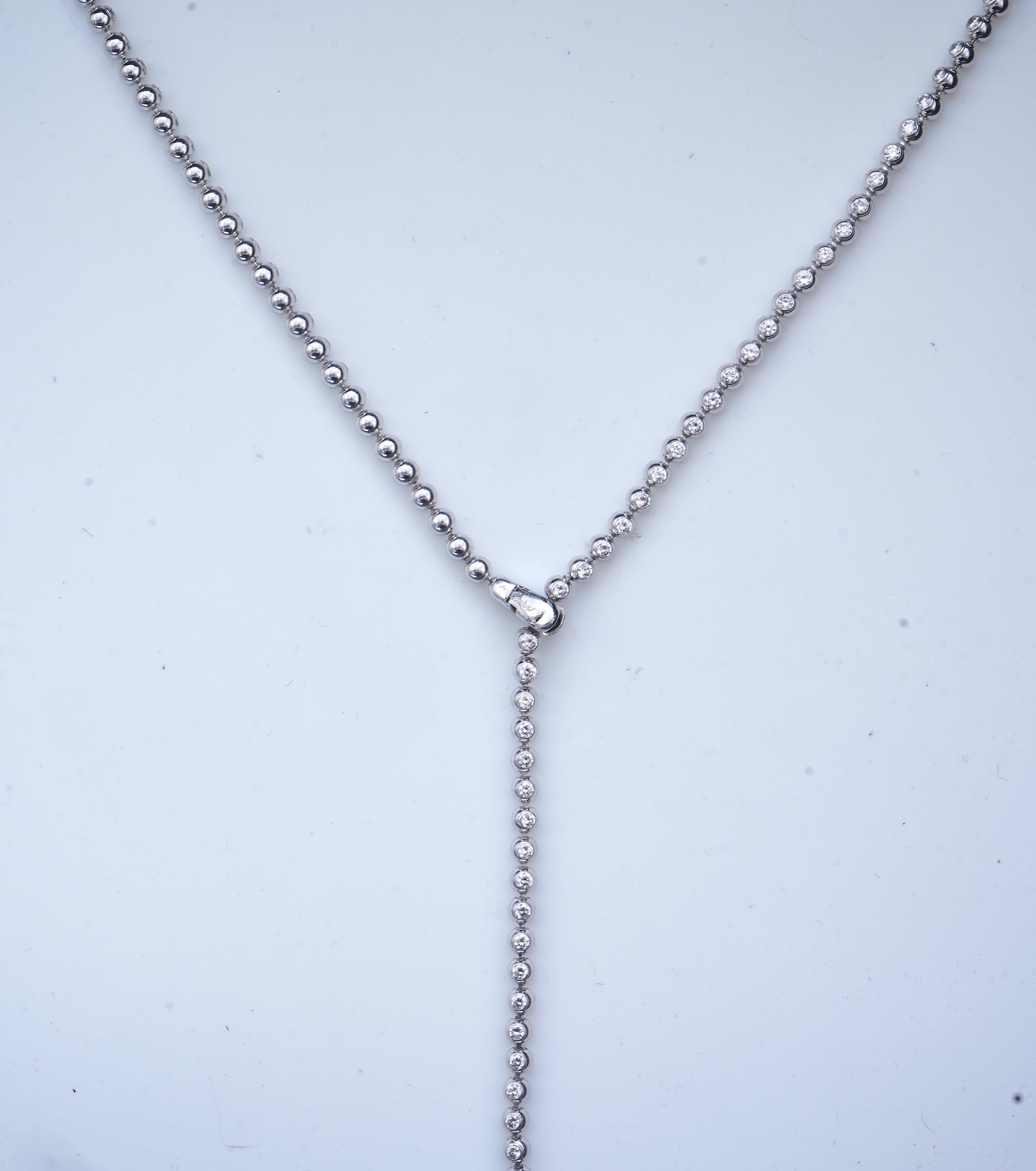 Cartier, a diamond necklace, 'Perles de Diamants', circa 2000